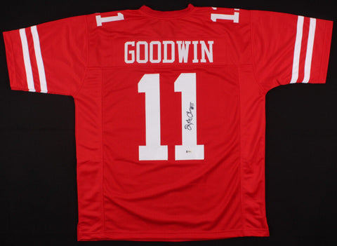 Marquise Goodwin Signed 49ers Jersey (Beckett COA) San Francisco Wide Receiver