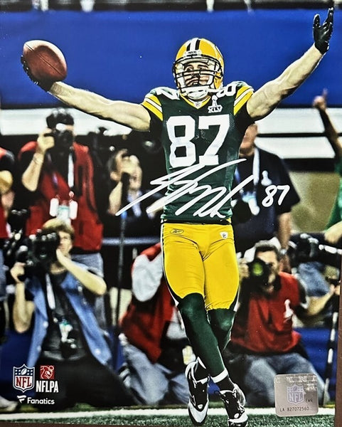 Packers SB XLV Champ Receiver JORDY NELSON Signed 8x10 Photo #13 AUTO