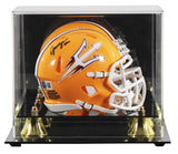 Arizona State Jordyn Tyson Signed Gold Speed Mini Helmet W/ Case BAS Witnessed