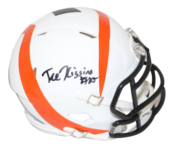 Tee Higgins Autographed Cincinnati Bengals Mini Helmet AMP Beckett 27602