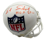 Ed Sabol HOF NFL Films Founder Autographed/Signed Mini Helmet JSA 201580