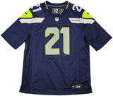 SEAHAWKS DEVON WITHERSPOON AUTOGRAPHED BLUE NIKE JERSEY SIZE XL MCS HOLO 229508