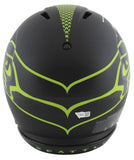 Seahawks Russell Wilson "12s" Signed Eclipse Full Size Speed Proline Helmet Fan