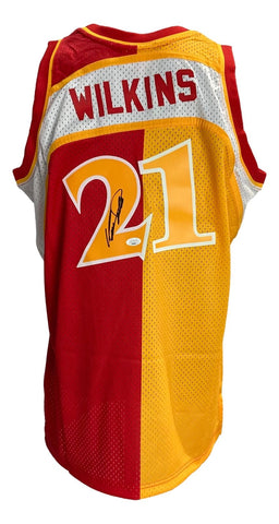 Dominique Wilkins Signed Atlanta Hawks M&N 1986-87 HWC Swingman Jersey JSA