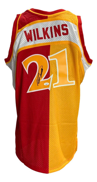 Dominique Wilkins Signed Atlanta Hawks M&N 1986-87 HWC Swingman Jersey JSA