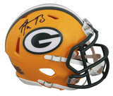 Packers Aaron Rodgers Authentic Signed Speed Mini Helmet Autographed Steiner