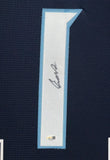 FRAMED TENNESSEE TITANS CAM WARD AUTOGRAPHED SIGNED JERSEY JSA COA