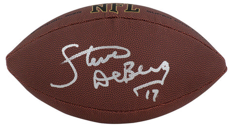 Steve DeBerg Signed Wilson Super Grip Full Size NFL Football - (SCHWARTZ COA)