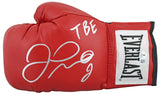 Floyd Mayweather Jr TBE Signed Red Left Hand Everlast Boxing Glove BAS #BP00969
