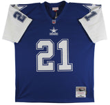 Cowboys Deion Sanders "HOF 2011" Signed Thanksgiving M&N Jersey BAS Witnessed