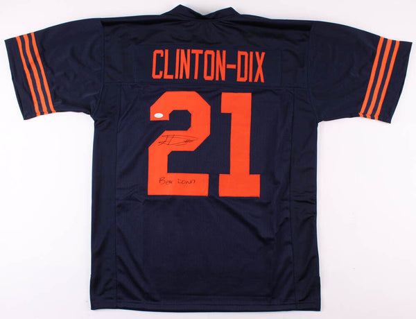 Ha Ha Clinton-Dix Signed Chicago Bears Color Rush Jersey Inscribed "Bear Down"