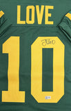 Packers Quarterback JORDAN LOVE Signed Custom Replica 1950's Jersey AUTO - BAS