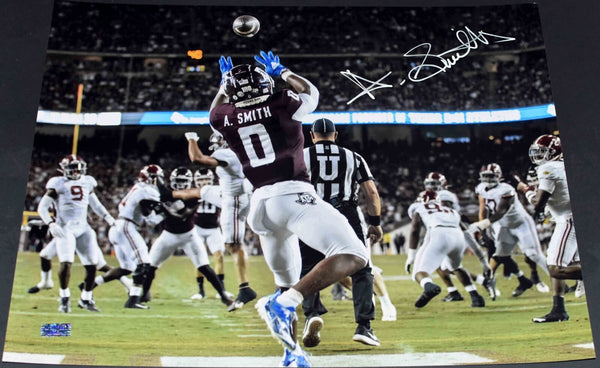 AINIAS SMITH AUTOGRAPHED TEXAS A&M AGGIES 16x20 PHOTO COA