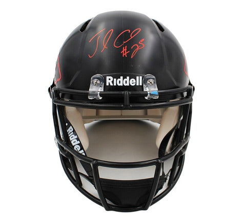 Jamaal Charles Signed Kansas City Chiefs Speed Authentic Custom Black NFL Helmet