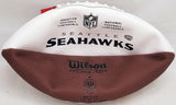 Michael Dickson Autographed Seahawks White Logo Football (Flat) MCS Holo #98838