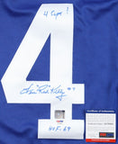 Red Kelly Signed Toronto Maple Leafs Jersey HOF 69 (PSA COA) 4xStanley Cup Champ