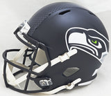 Chris Carson Signed Seattle Seahawks Blue Full Size Speed Helmet Fanatics Holo