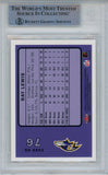Ray Lewis Autographed 2004 Fleer Platinum #76 Trading Card Beckett Slab 43366