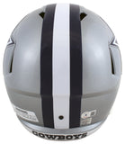 Cowboys Jason Witten Signed Silver Full Size Speed Rep Helmet BAS Witnessed