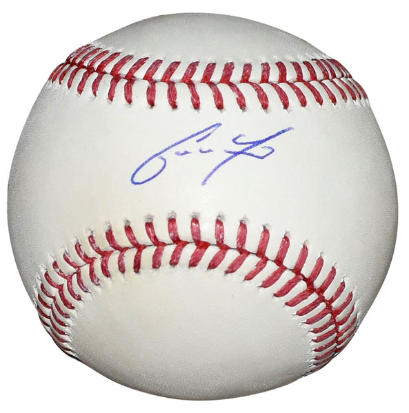 CHRISTIAN YELICH SIGNED MILWAUKEE BREWERS OFFICIAL RAWLINGS BASEBALL - MLB AUTH