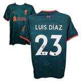 Luis Diaz Signed Liverpool FC Away Soccer Jersey #23 with Beckett COA