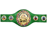MIKE TYSON AUTOGRAPHED GREEN WBC WORLD CHAMPIONSHIP BELT BECKETT WITNESS 210831