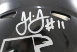 Julio Jones Autographed Atlanta Falcons TB Mini Helmet Beckett Witness 56462
