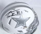 Jason Witten Autographed Cowboys ICE Mini Helmet- JSA Witnessed Auth *Black