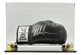 Mike Tyson Signed Black Everlast Right Hand Boxing Glove JSA QR Hologram w/ Case