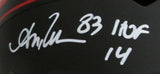 Andre Reed Bills Signed/Inscr Full Size Eclipse Rep Football Helmet JSA 158610