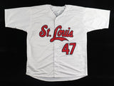 Lee Smith Signed St. Louis Cardinals Jersey (Beckett) 7xAll-Star Reliever