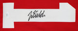 Ohio State Justin Fields Authentic Signed Red Pro Style Jersey Autographed JSA