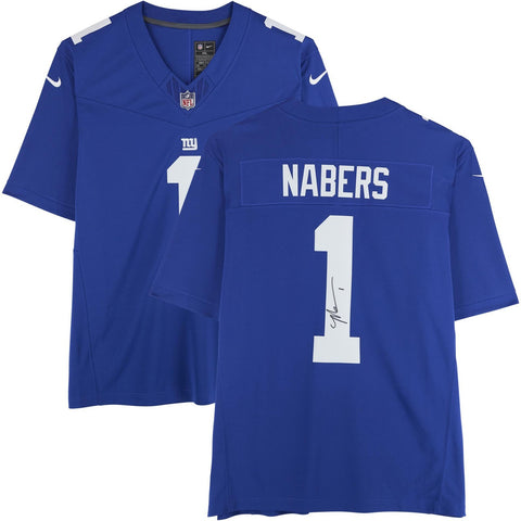 Malik Nabers Signed New York Giants Nike FUSE Limited Jersey Fanatics