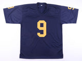 J J McCarthy Signed Michigan Wolverines Jersey (Beckett) Vikings #1 Quarterback