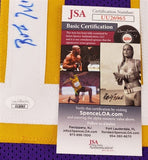 Bob McAdoo Signed Los Angeles Lakers Jersey (JSA COA) NBA HOF 2000 / 2xChampion