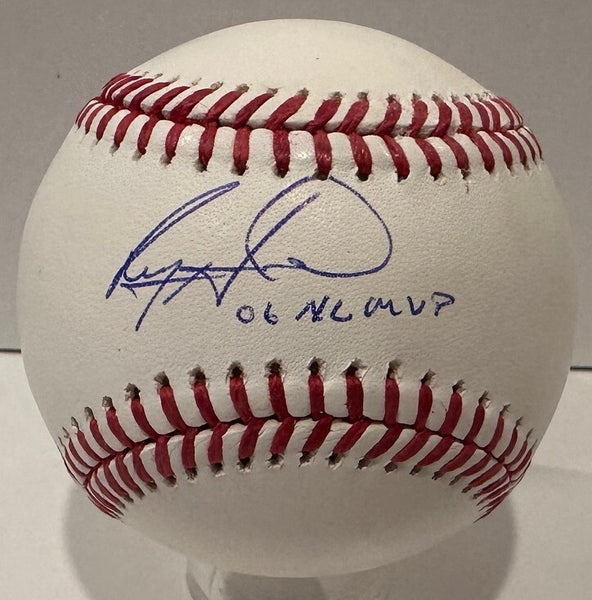 Phillies WS Champ RYAN HOWARD Signed Official MLB Baseball AUTO w/ 06 MVP - BAS