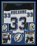 FRAMED MANON RHEAUME AUTOGRAPHED TAMPA BAY LIGHTNING JERSEY JSA COA