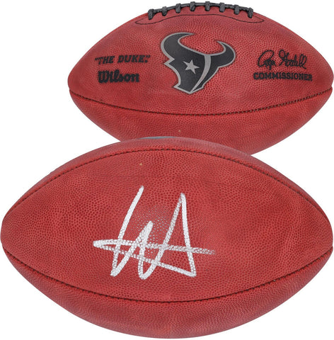 Will Anderson Jr. Houston Texans Autographed Duke Metallic Football