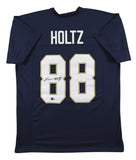 Lou Holtz Signed Notre Dame Fighting Irish Pro Cut Jersey (Beckett) 1988 Champs