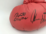 Boxing Greats Autographed Glove Leonard Hearns Duran Beckett PSA/DNA 7A73918