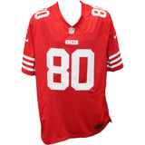 Jerry Rice Signed San Francisco 49ers Red Nike Jersey FAN 46317