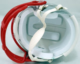 RODNEY HARRISON AUTOGRAPHED SIGNED PATRIOTS SILVER MINI HELMET BECKETT QR 193939