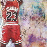 MICHAEL JORDAN Autographed Bulls "The Shot" 24" x 36" Photograph UDA LE 123
