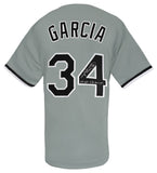 Freddy Garcia Signed Grey Custom Baseball Jersey w/05 WS Champs -(SCHWARTZ COA)