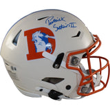 Patrick Surtain Autographed Denver Broncos SpeedFlex Retro Helmet Beckett 56435