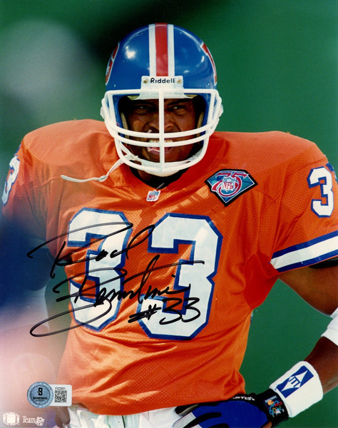 Rod Bernstine Autographed/Signed Denver Broncos 8x10 Photo Beckett 57760