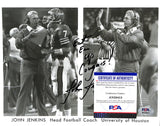 John Jenkins Signed/Auto/Inscr 8x10 Photo University of Houston PSA/DNA 185229