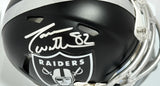 Jason Witten Autographed Raiders Blaze Mini Helmet - Beckett W Auth *Silver