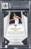 Nets Jarrett Allen Signed 2017 Panini Prizm MR #67 Rookie Card Auto 10! BAS Slab