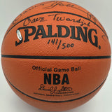 1976-77 Trail Blazers Autographed NBA Basketball 7 Sigs Bill Walton Beckett